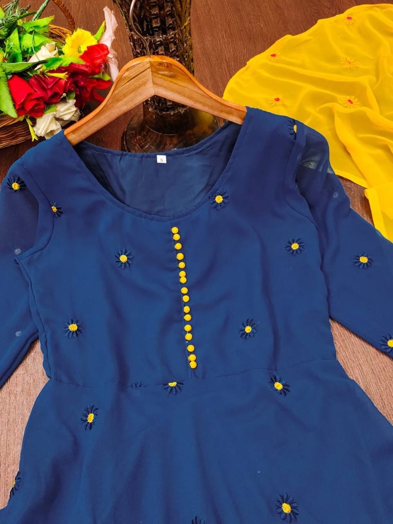 ANARKALI  GOWN WITH DUPATTA