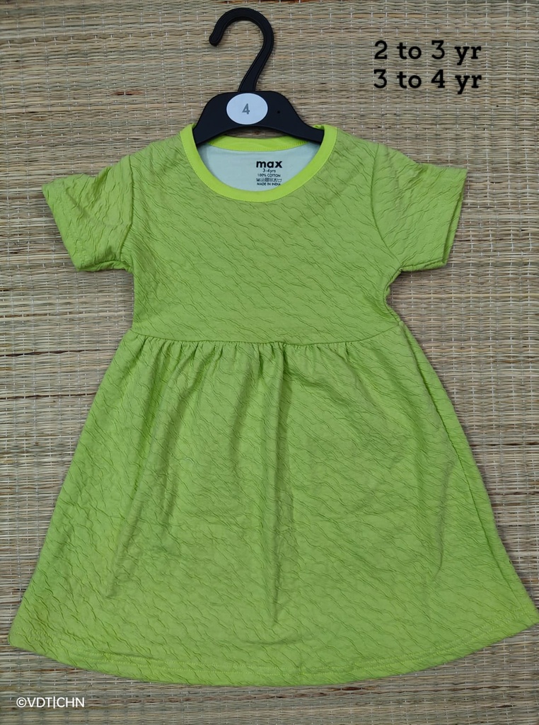 Kids Organic Cotton crush Frock