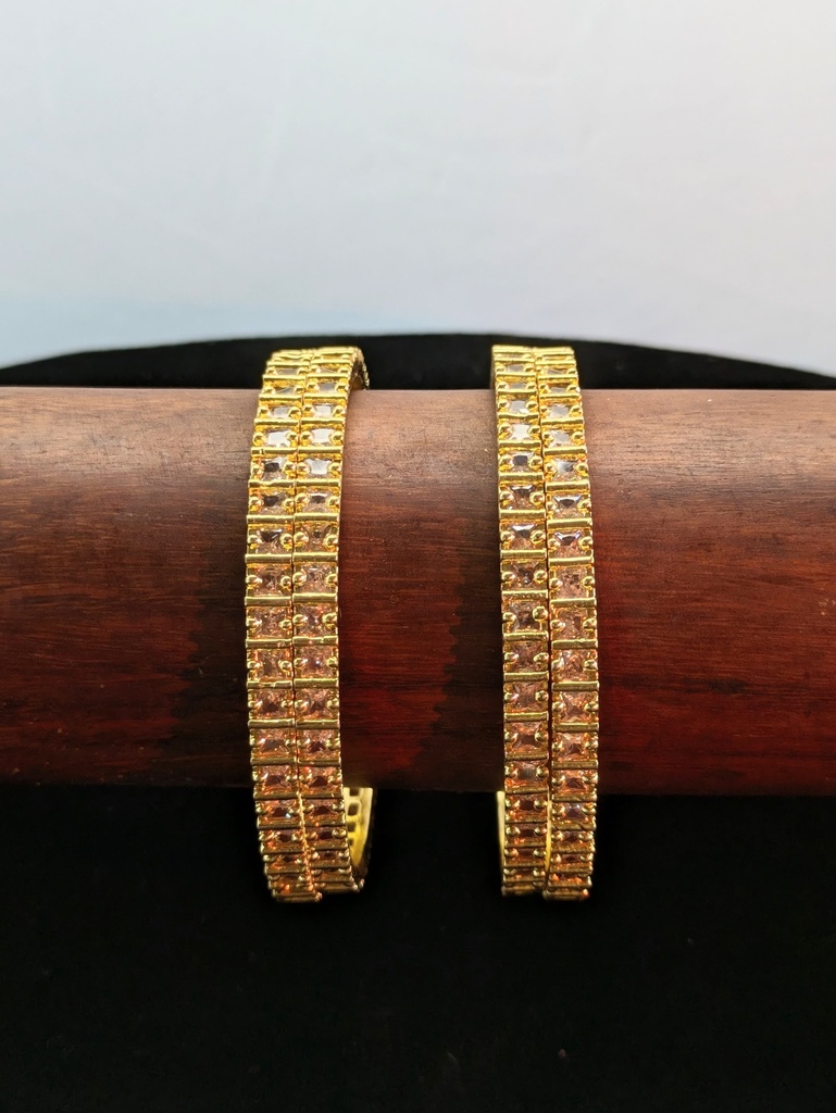 Beautiful AD stones studded bangles
