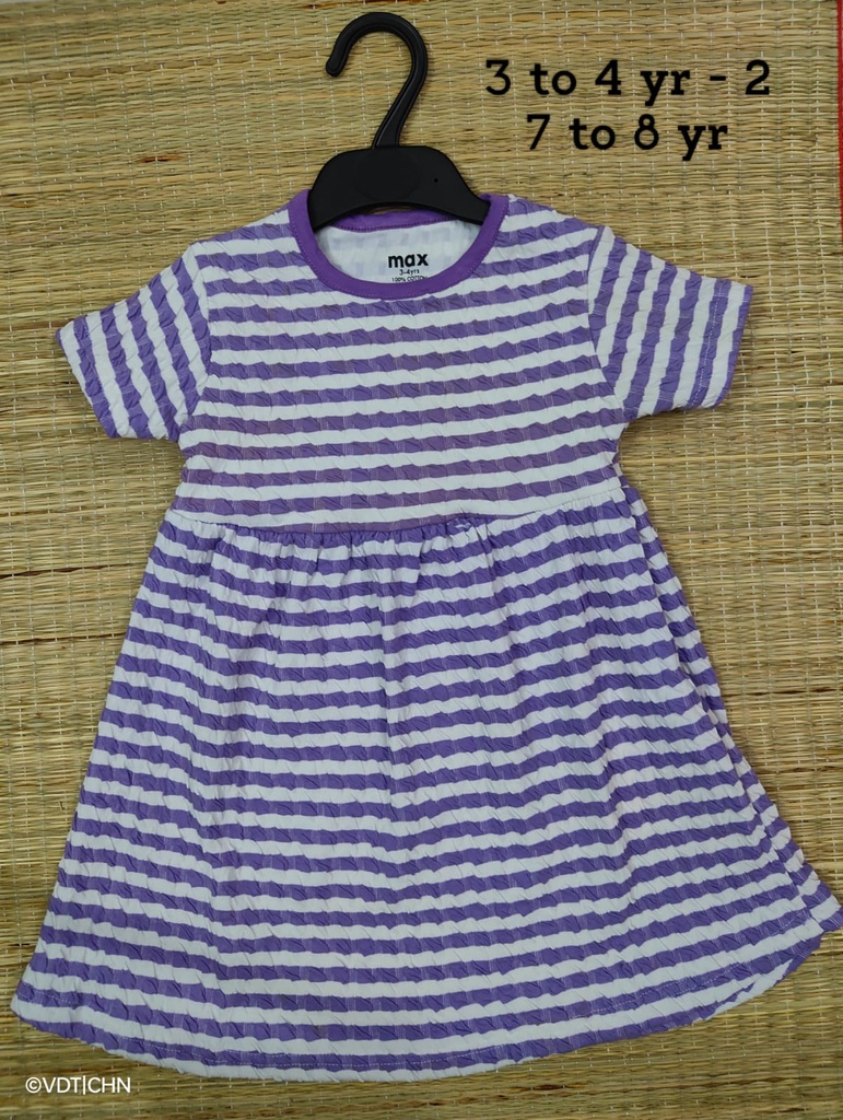 Kids Organic Cotton crush Frock